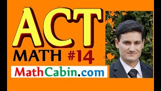 📊ACT Math Practice Problems #14 ! ! ! ! !