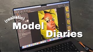 Realistic Model VLOG | Chemical Peels, NFL Game, Working in Columbus, + Beauty Test Shoot