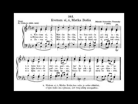 JKS 341 - Kvetom si, ó, Matka (ein Marienlied)