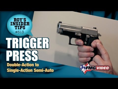 Trigger Press: Double-Action to Single-Action Semi-Auto
