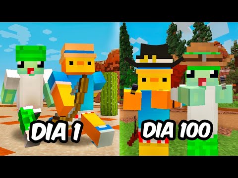 Sobrevivi 100 Dias no VELHOESTE no minecraft hardcore...