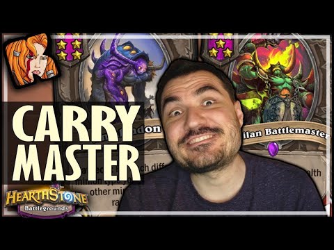 NEVER UNDERESTIMATE THE CARRY! - Hearthstone Battlegrounds