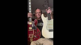 Video thumbnail for 1965 Fender Stratocaster vs 1970 Gibson ES-355, Better Call Saul by God's Own Guitars