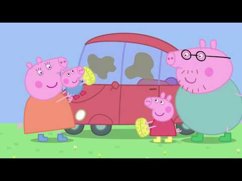 Peppa Pig   Limpando o Carro   Em Portugues do  Brasil S1E33   Completo