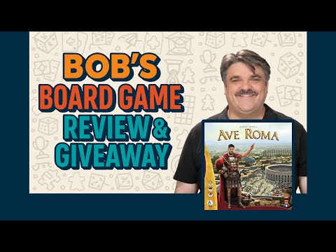Ave Roma Review & Giveaway | Hail Rome Worker Placement Board Game