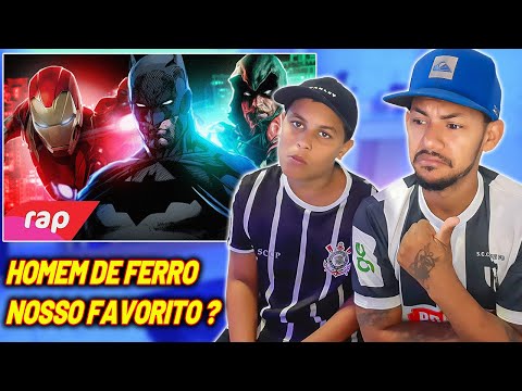 REAGINDO A Rap do Homem de Ferro, Batman e Arqueiro Verde - SEM PODERES | NERD HITS