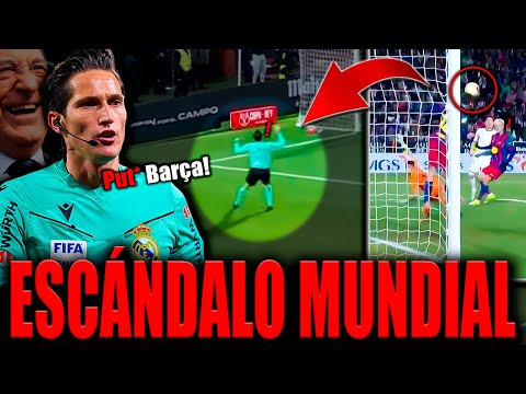 FILTRAN VIDEO DEL ÁRBITRO CELEBRANDO EL GOL DEL ALBACETE AL BARÇA