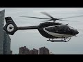 H145 G TAJB LANDING AND DEPARTING LONDON BATTERSEA HELIPORT 0807