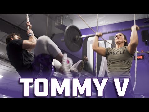 Caroline and Austin take on Crossfit Hero WOD TOMMY V