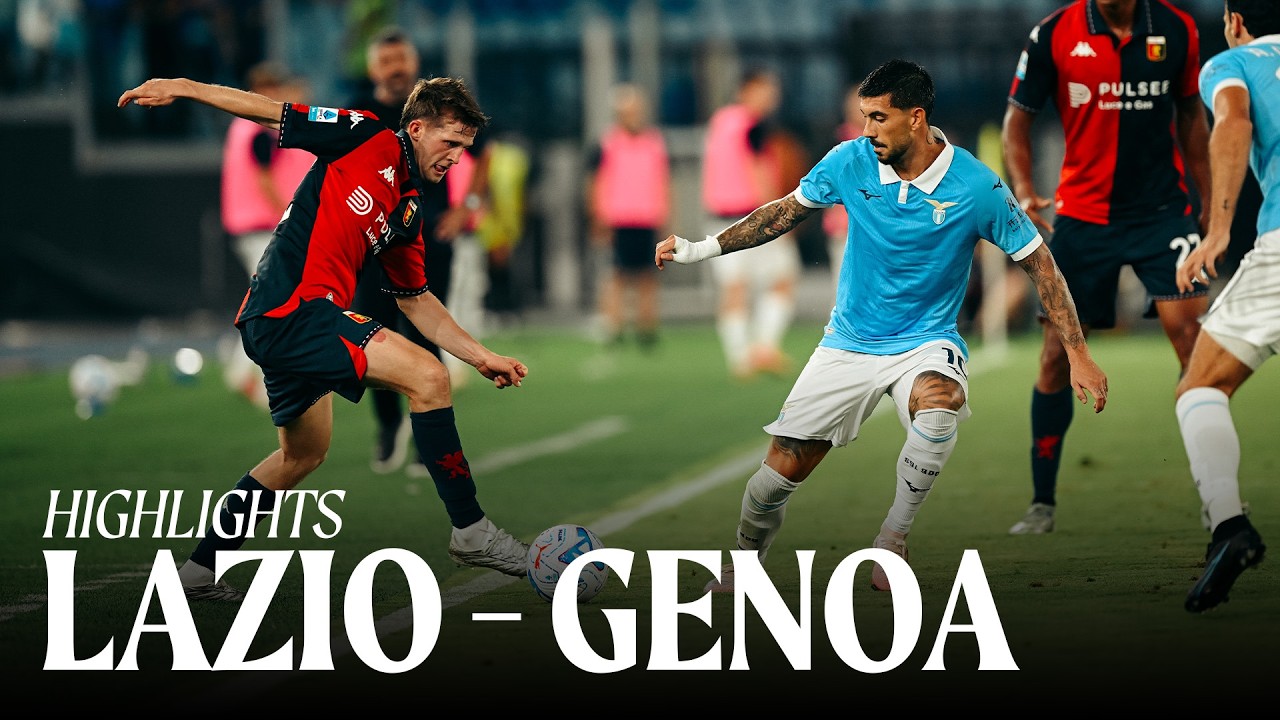 SS Lazio 1 - 0 Genoa CFC highlights