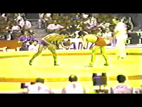 1990 Senior World Championships: 68 kg Arsen Fadzayev (USSR) vs. Mongolia