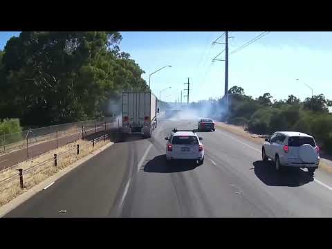 February Trucks VS Cars crazy Dash cam