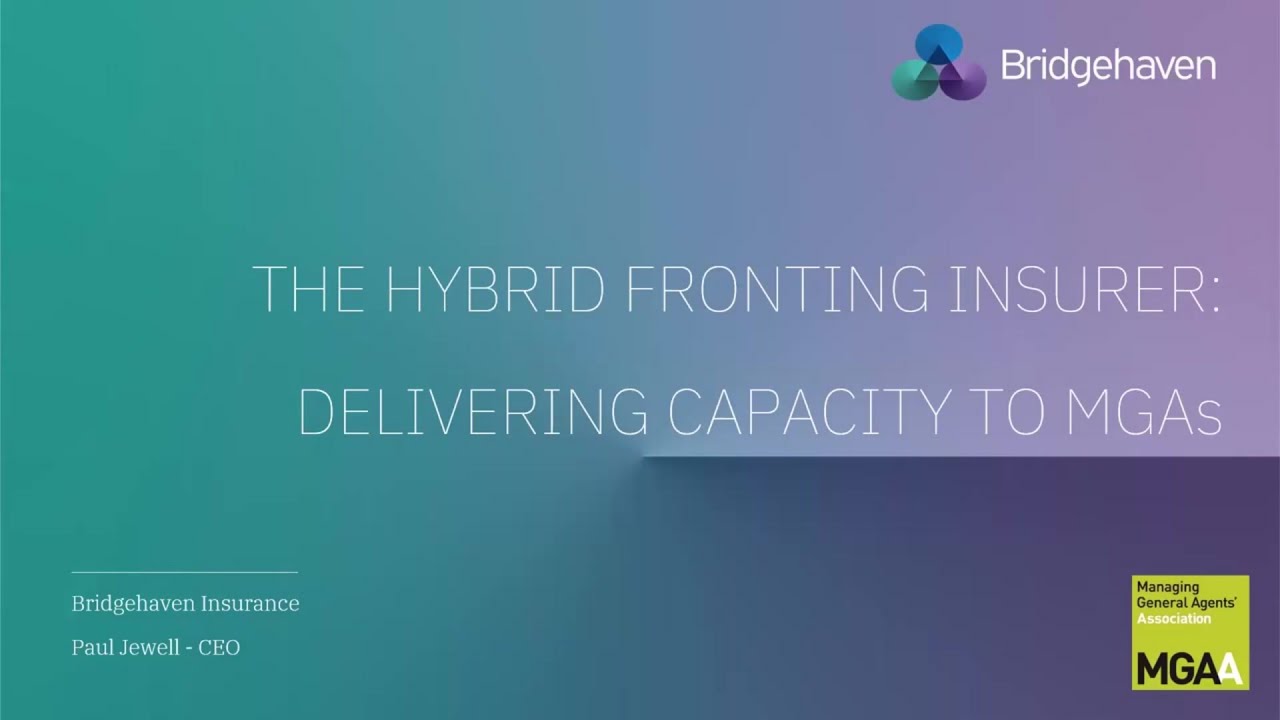 Understanding the Hybrid Fronting Insurer Model: A New Era for MGAs ...