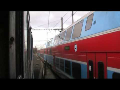 Žel. uzel Praha - 5.2.2011 - Soubežná jízda s CityElefantem