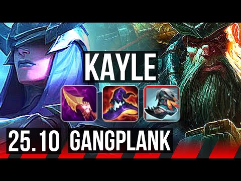 KAYLE vs GANGPLANK (TOP) | EUW Diamond | 25.10