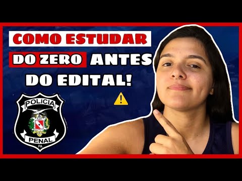 Como ESTUDAR para o concurso da policia penal do Pará em 2025 (Edital em Breve)