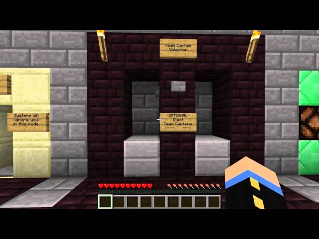 The Team Selection System Minecraft Map