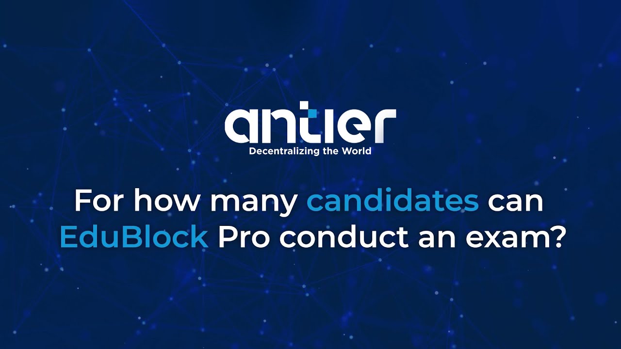 Transforming Exams with Blockchain | EduBlock Pro's Scalable Solution by Our CEO Mr. Vikram R Singh.