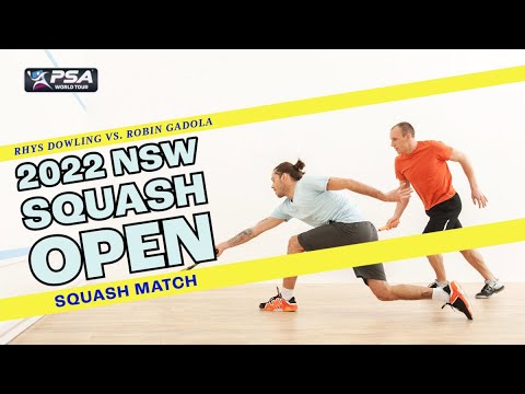 PSA Semi-Final Showdown: Rhy's Dowling vs. Robin Gadola | 2022 NSW Squash Open