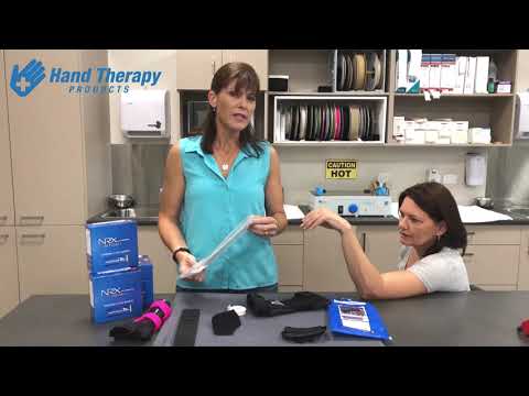 How to fit and mould the Manex Radial Splint