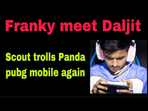 Fnatic Franky meet Daljit | Scout trolls Panda pubg mobile | 8 bit thug reaction on New Entity