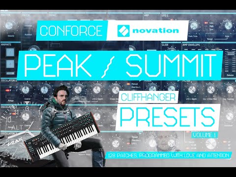 Novation PEAK Cliffhanger Presets [49-83] - Motion, Bell & Arp | CONFORCE