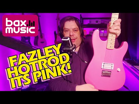 The Most Pink Guitar Ever ?.. - Fazley Hot Rod v2 - Pink Rock Machine
