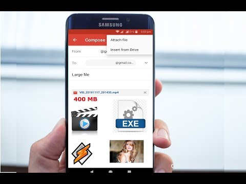 How to Send Large Files via Gmail in Android Phone