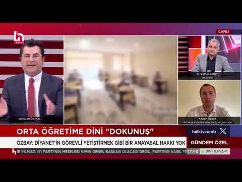 Genel Başkanımız Kadem Özbay, Diyanet`in yöneteceği liseli gençlere yönelik `Kuran eğitim merkezleri` açılmasına imkan sağlayacak yönetmelik yayınlamasını Halk Tv’de Gündem Özel programında değerlendirdi.21/04/2024 | EĞİTİM İŞ