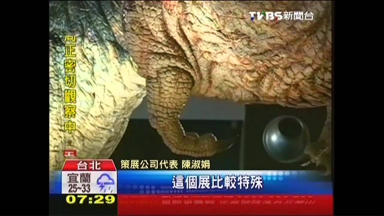 機械暴龍擬真製作 民眾近距離體驗