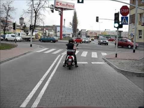 Drwal na skuterze