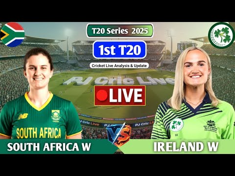 South Africa Women Vs Ireland Women 1st T20 | Live Analysis & Discussion | SA W vs IRE W T20 Match