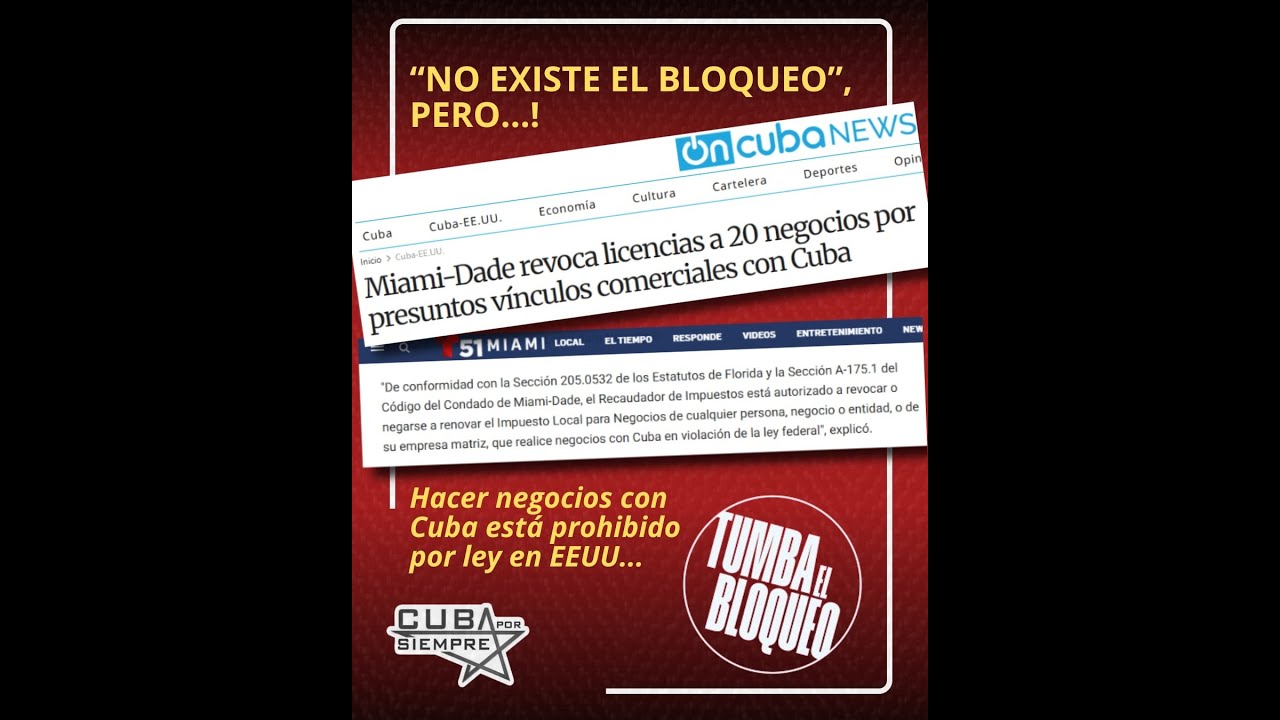 Empresas sancionadas por comerciar con Cuba: donde asfixian al sector privado es... ¿en Miami?