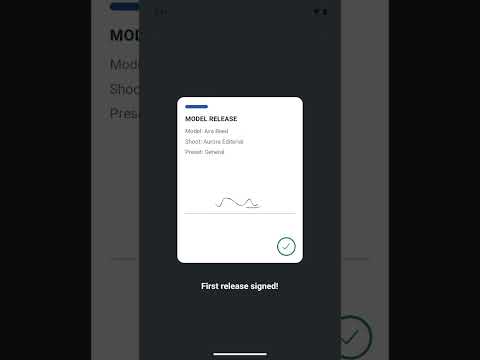 ReleasePad: Model Release PDF video thumbnail