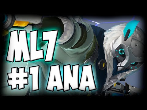 #1 ML7 THE MOST DOMINANT ANA ! GAMEPLAY OVERWATCH SEASON 25 TOP 500