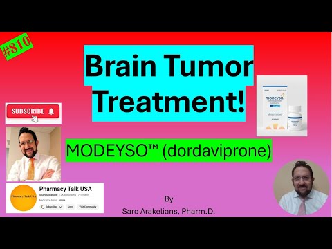 Brain Tumor Treatment option: Modeyso #cancer #saroarakelians #modeyso #pharmacytalkusa