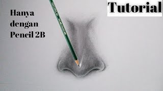 Download lagu Cara Menggambar Hidung Realis Hanya dengan Pencil 2B mp3