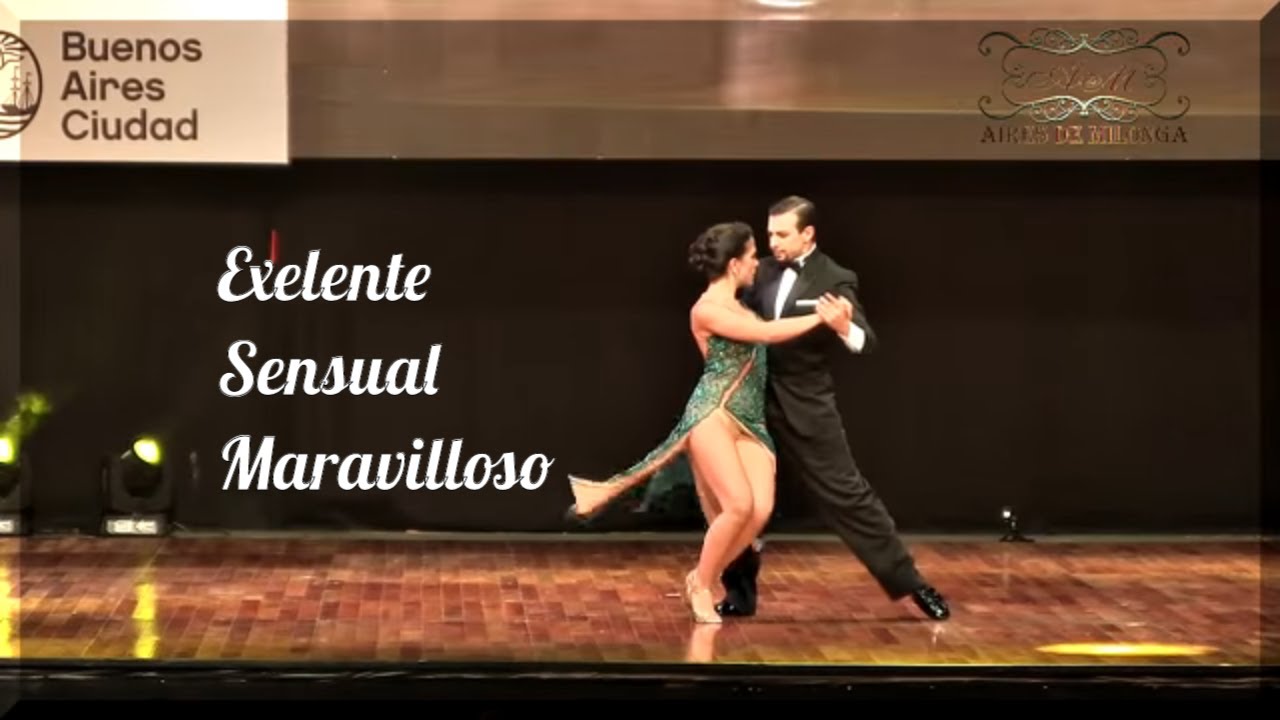 DESTACADOS baile final escenario Mundial de Tango, Simone Facchini, Gioia Abballe