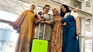 طيران ناس اخيرا/فلوج السفر الى مصر البنات بعد غياب سنين / فرحة لاتوصف/ انتبهو الممنوعات ضروري