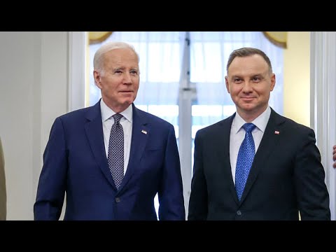 Duda podziękował Bidenowi za wizytę w Ukrainie. "Spektakularne posunięcie strategiczne"
