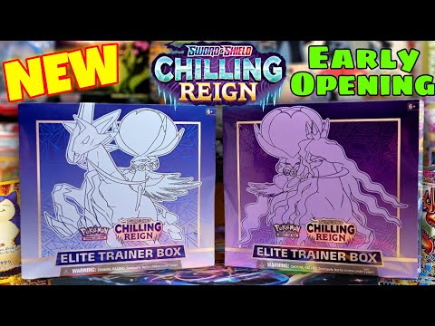 *EARLY* Chilling Reign Elite Trainer Box Opening! Shadow Rider And Ice Rider Calyrex ETBs🔥