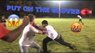 PUT THE GLOVES ON PUBLIC BOXING😱 EP.1 | (GETS INTENSED‼️)