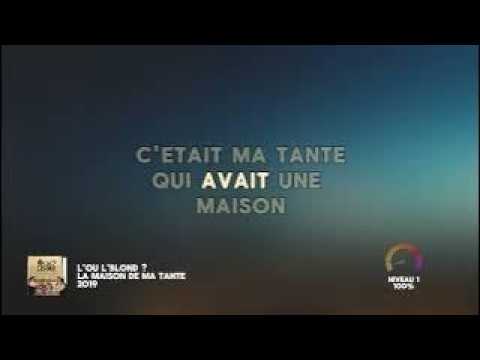La maison de ma tante avec paroles: Tiendras-tu le rythme? #challenge