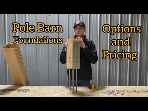Pole Barn Foundation Options (with price difference)