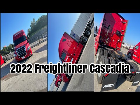 I Won a 2022 Freightliner Cascadia In A Drawing ￼| Averitt Express | Trucking | Rookie |