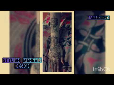 stylish mehendi design 2021