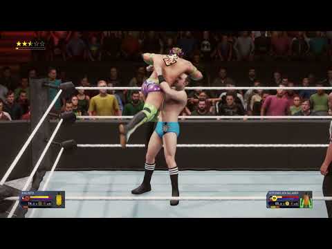 WWE 2K20 Kalisto vs gentalme galherk  Smackdown  Live