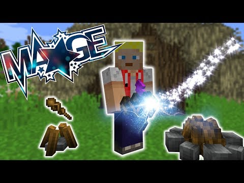 CastCrafter -  Magic wand to fly & walk through blocks?!  Roots2 - Minecraft Mage #4 |  Minecraft 1.12 Modpack