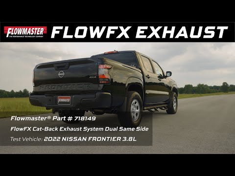 FlowFX Cat-Back Dual Same Side Exit for 2022-2023 Nissan Frontier 3.8L (718149)