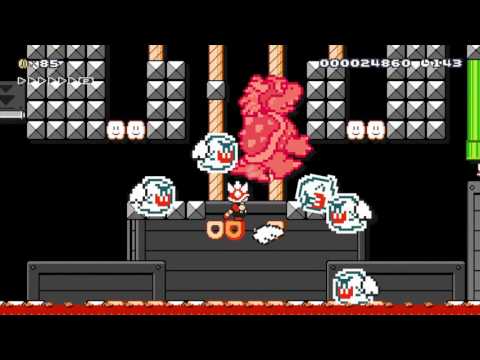 Wear and Tear the Fear by User - SUPER MARIO MAKER - No Commentary 1AG